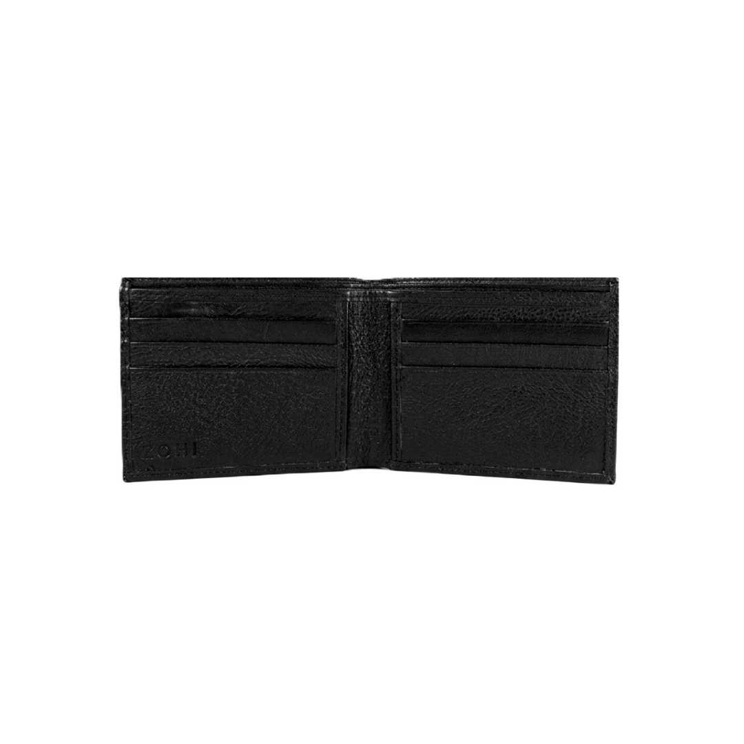 Classic Black Bi-Fold Men Wallet