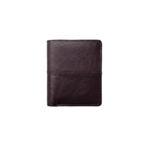 Compact Dark Purple L Shape Bi-Fold Men Wallet