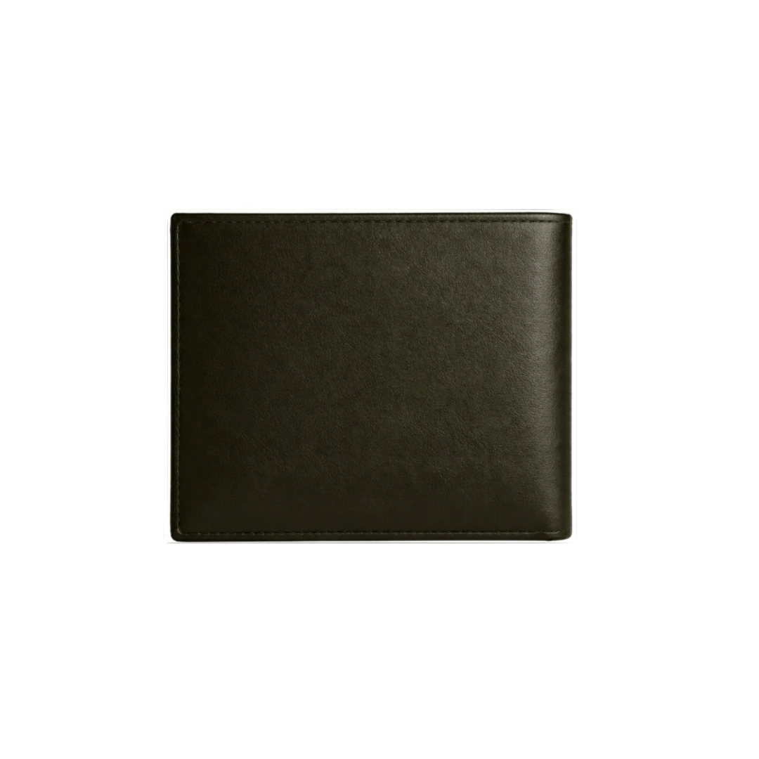 Retro Olive Green Bi-Fold Men Wallet