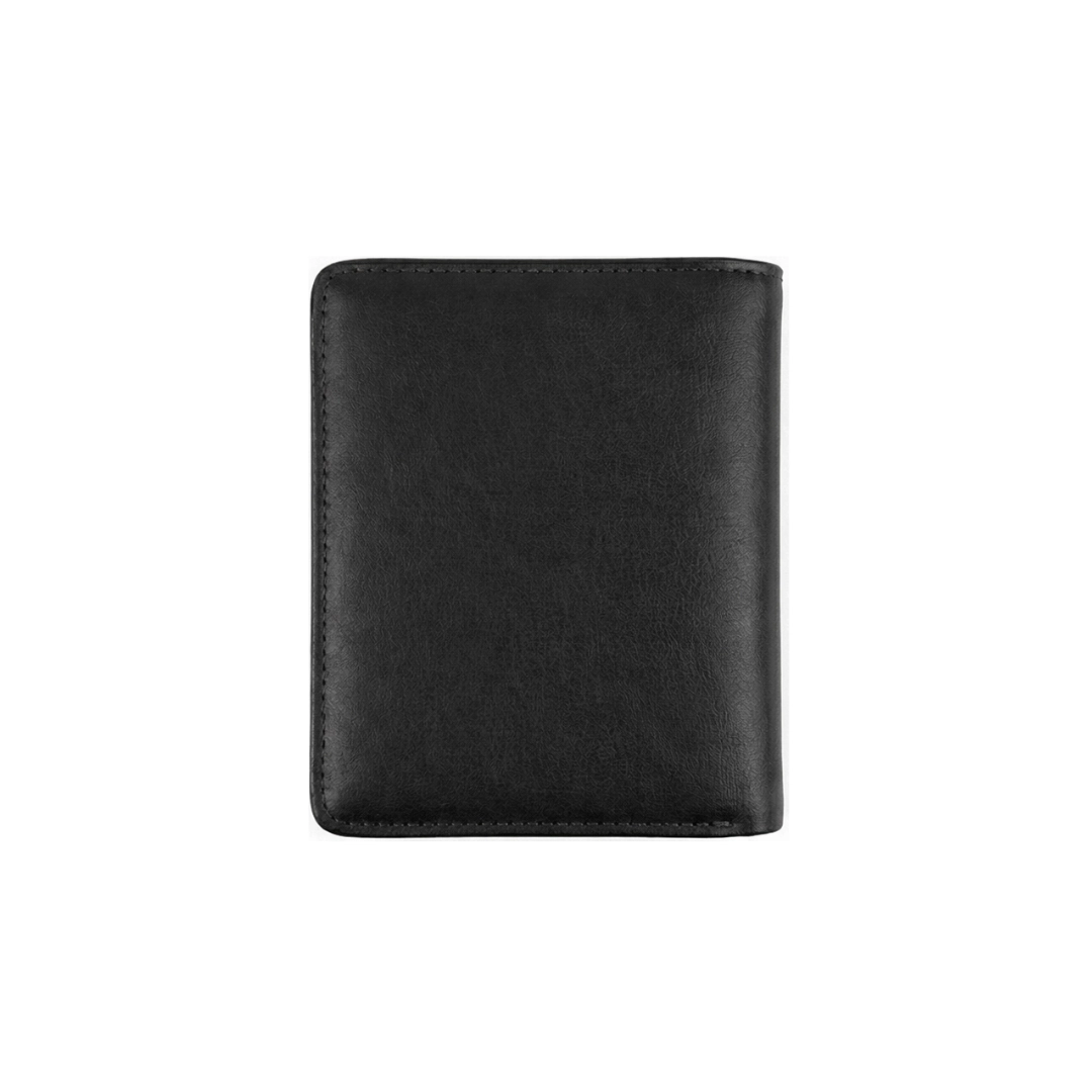Versatile Black L Shape Bi-Fold Men Wallet