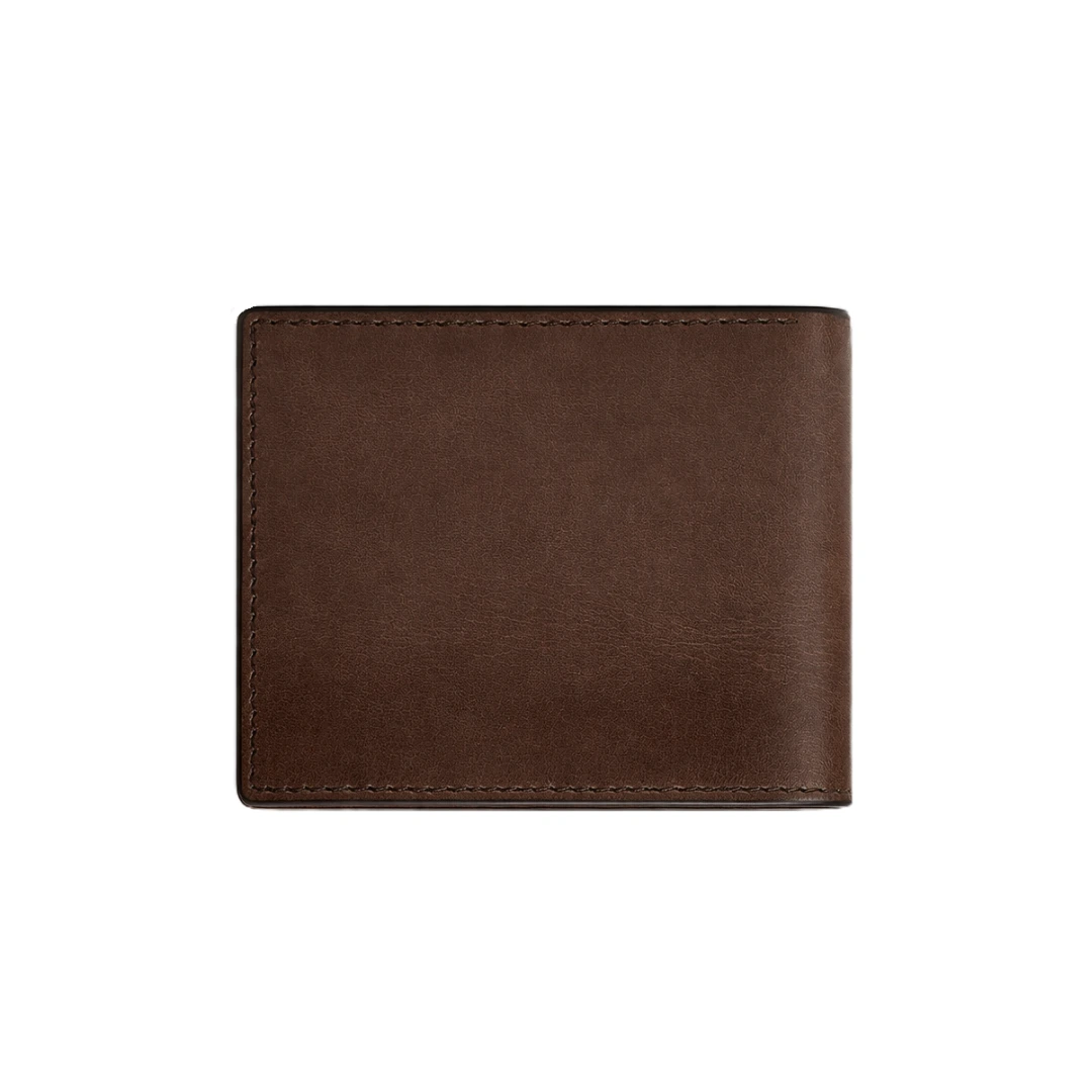 Classic Brown Bi-Fold Men Wallet