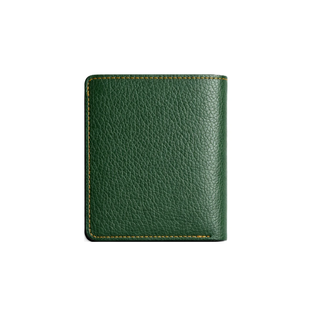 Versatile Green L Shape Bi-Fold Men Wallet