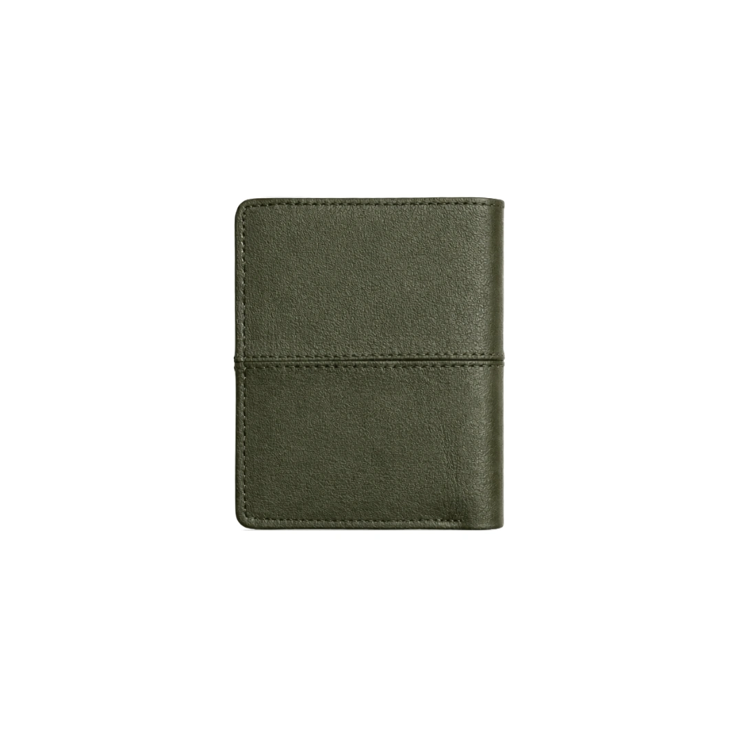Compact Green L Shape Bi-Fold Men Wallet