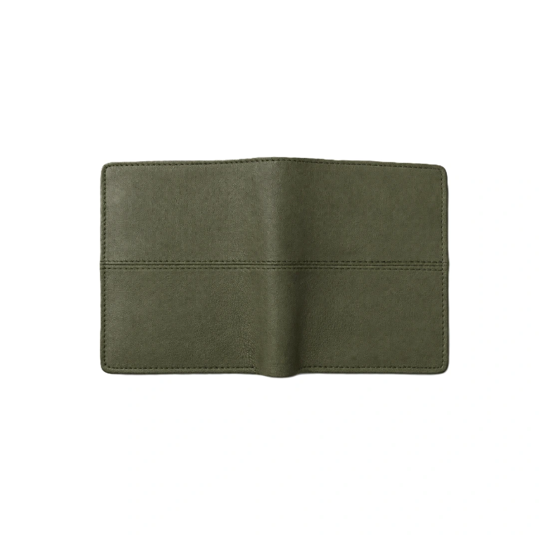 Compact Green L Shape Bi-Fold Men Wallet
