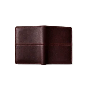 Compact Dark Purple L Shape Bi-Fold Men Wallet