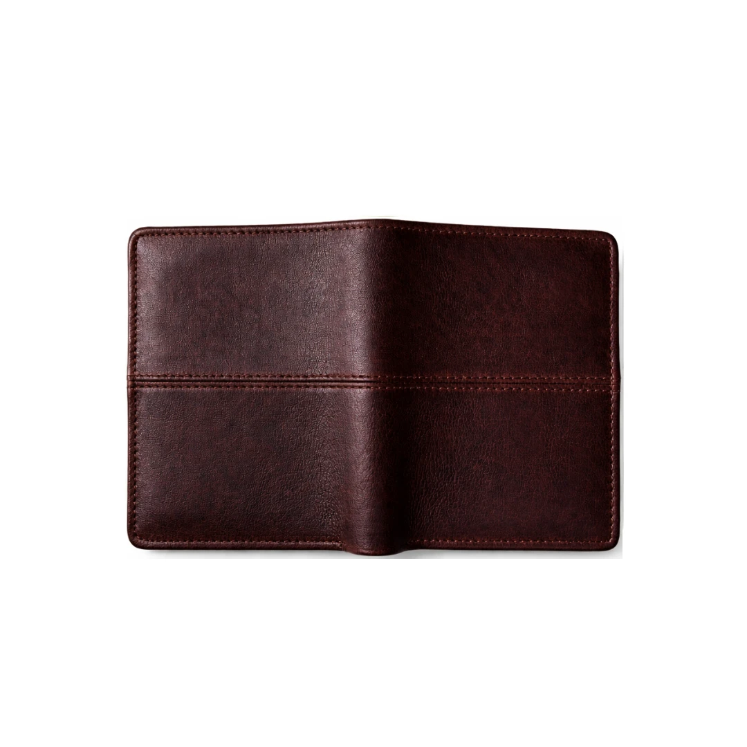 Compact Dark Purple L Shape Bi-Fold Men Wallet