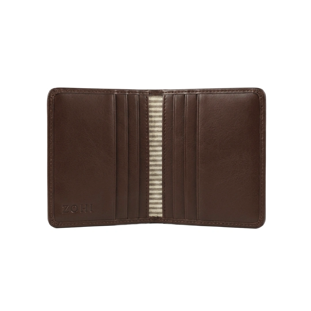 Versatile Dark Purple L Shape Bi-Fold Men Wallet