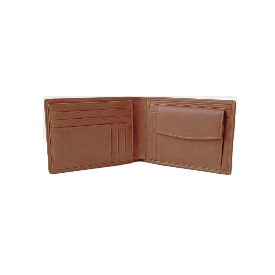 Retro Tan Bi-Fold Men Wallet