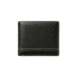 Slim Black Men Leather Wallet