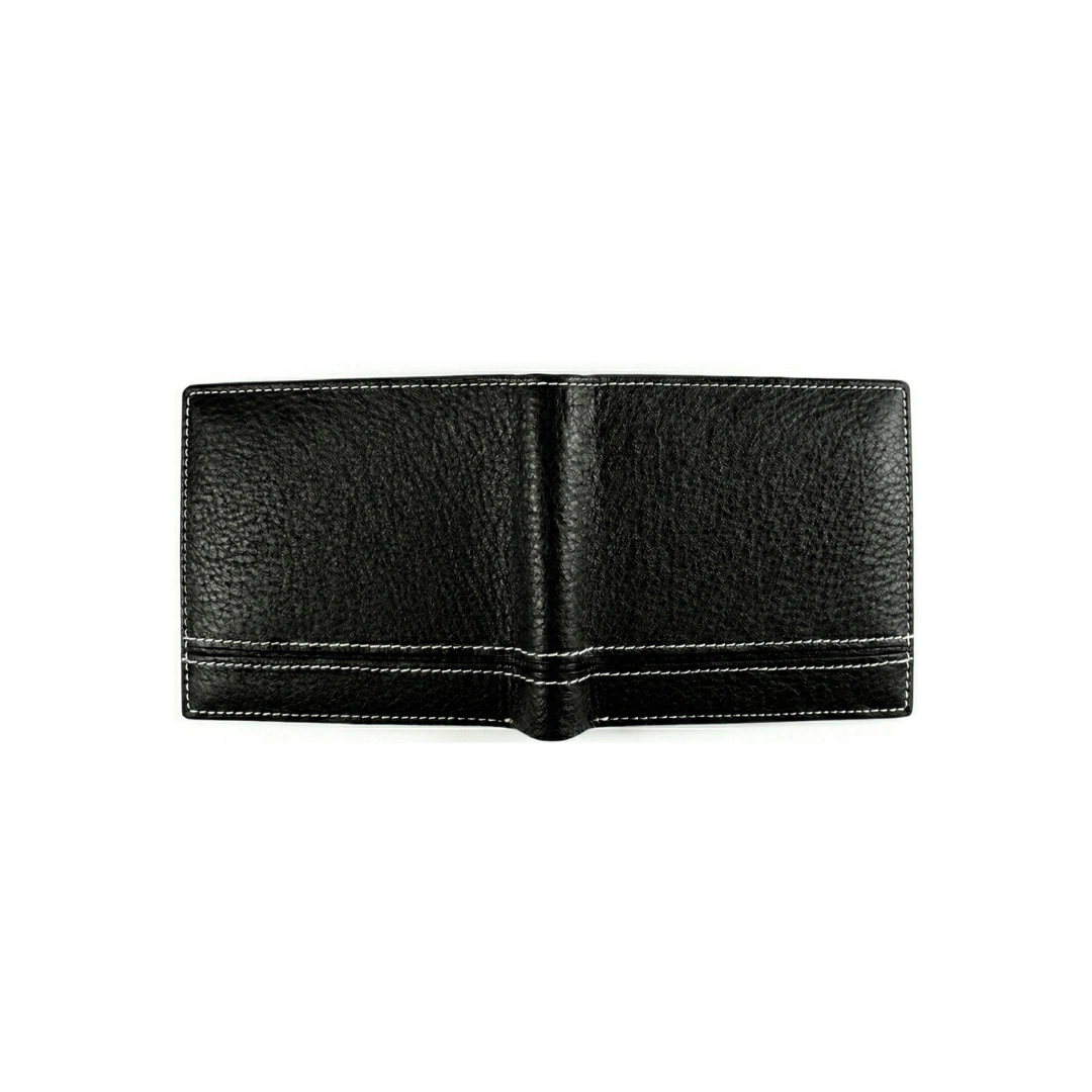 Slim Black Men Leather Wallet