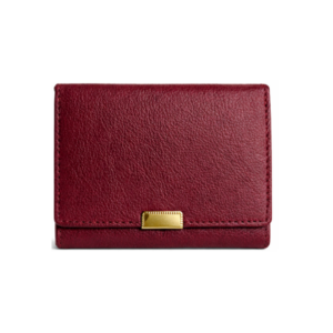 Retro Women’s Maroon Leather Wallet